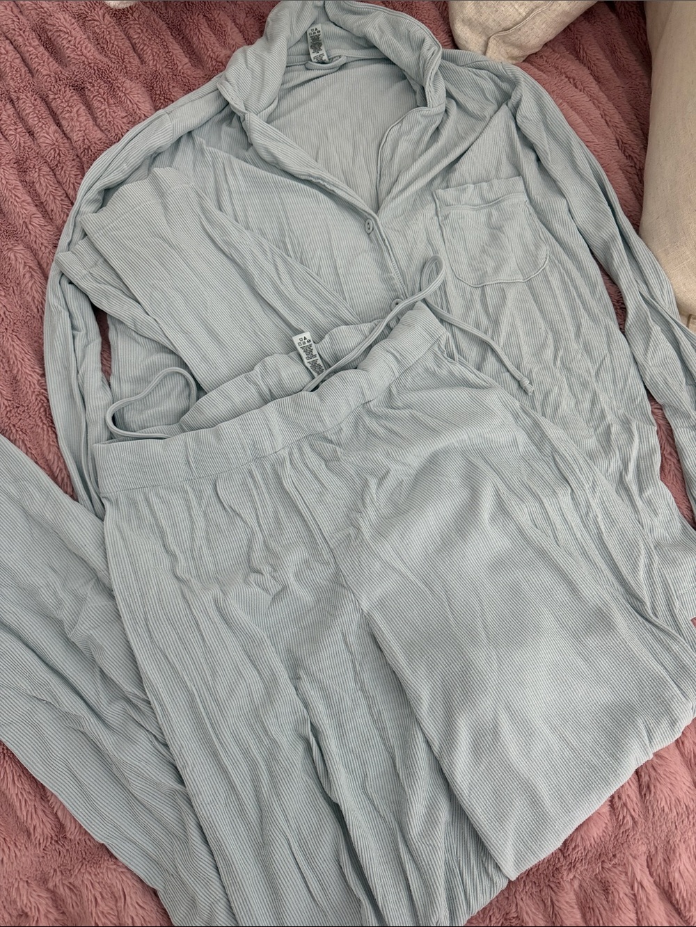 SKIMS Ribbed Pajama Set